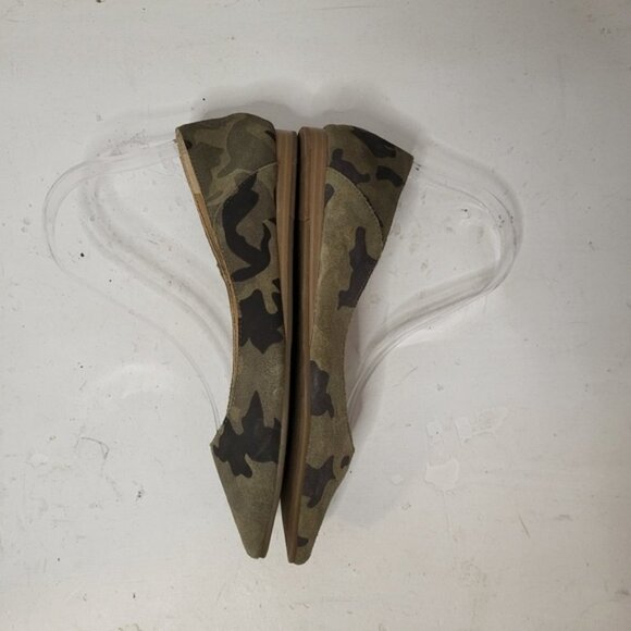 Lucky Brand Bylando Camo Print Pointed Toe Ballet Flats Size 7M - Picture 7 of 10